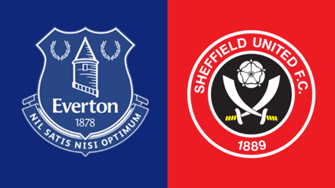 Everton and Sheffield United badges