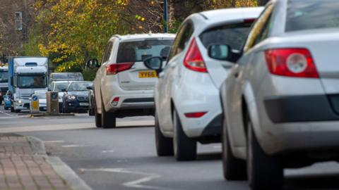 Stock photo of high traffic levels