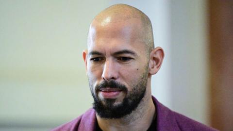 Andrew Tate appearing in court in Romania