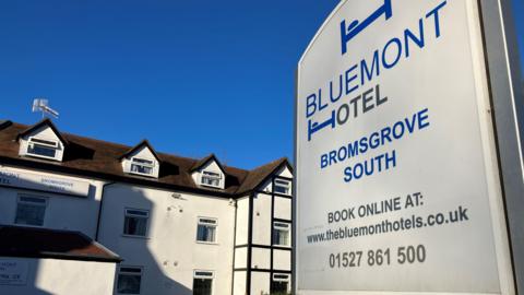 The Bluemont Hotel outside Bromsgrove