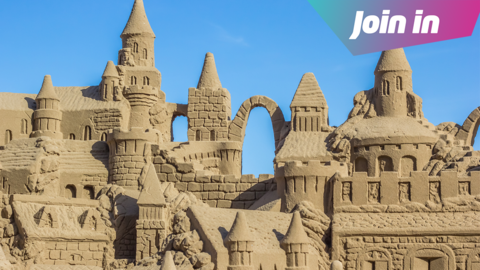 amazing sandcastle.