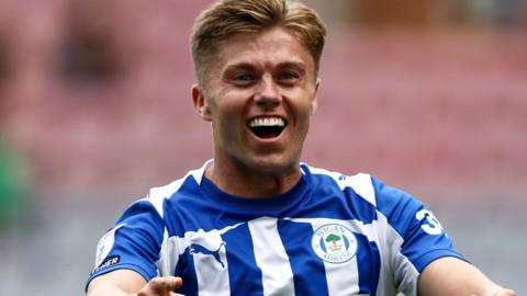 Fraser Murray celebrates scoring