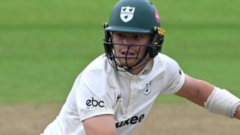 Ethan Brookes batting
