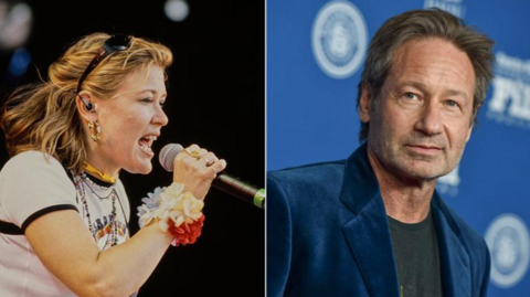 Cerys Matthews and David Duchovny