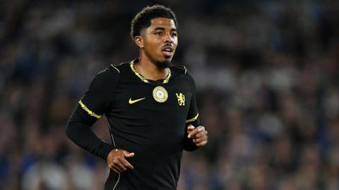 Wesley Fofana of Chelsea looks on