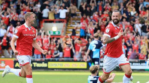 Steven Fletcher celebrates