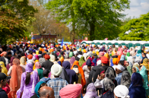 The crowd at the event