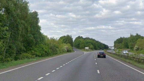 A42 in Leicestershire