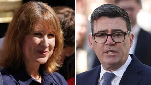 Burnham and wife Frankie outside No 10