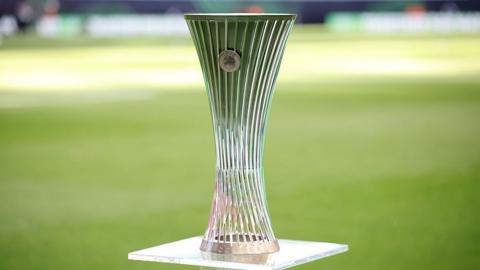 The Conference League trophy