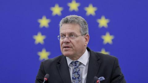 EU Trade Commissioner Maroš Šefčovič. Photo: 6 May 2025