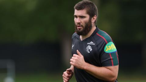 George Martin training at Leicester Tigers