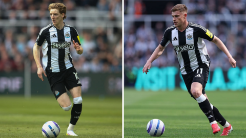 Anthony Gordon and Harvey Barnes