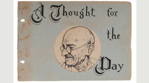 The handwritten notes have been sold at a record price for an Indian historical document