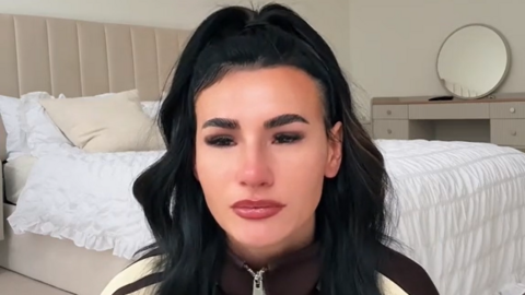 A still of Brittany Miller from her apology video.