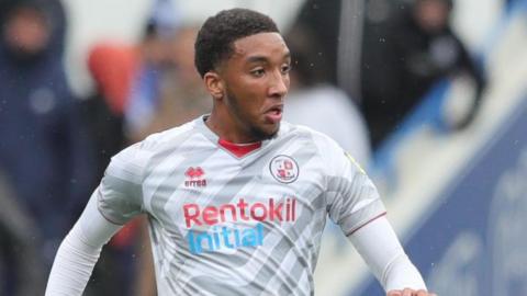 Bradley Ibrahim in action for Crawley