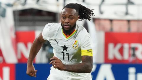 Antoine Semenyo in action for Ghana