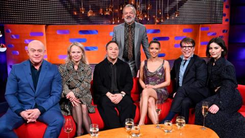 Ross Kemp, Pamela Anderson, Stephen Graham, Graham Norton, Gugu Mbatha-Raw, Sean Hayes, Gracie Abrams