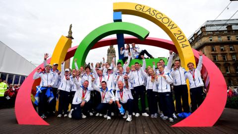 Scottish athletes at Glasgow 2014