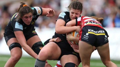 Action from Gloucester-Hartpury v Exeter