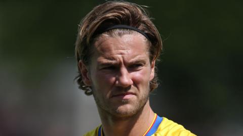 Crystal Palace centre-back Joachim Andersen before their pre-season friendly against Crawley