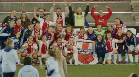 Ajax celebrate