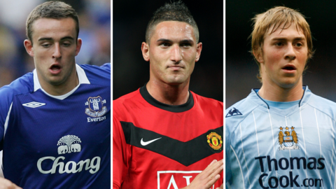 Jose Baxter, Federico Macheda and Michael Johnson