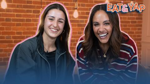 Jana Fernandez and Alex Scott in Eat & Yap 