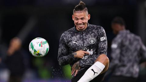 Kalvin Phillips in training for Manchester City