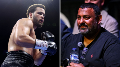 A side-by-side of Moses Itauma and Prince Naseem Hamed