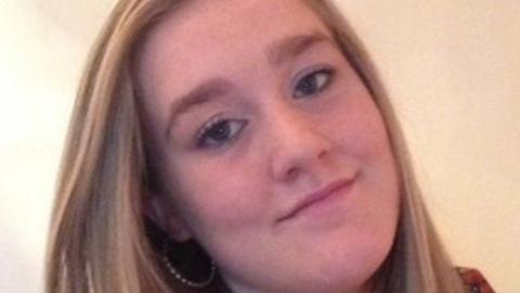 Kayleigh Haywood with long blonde hair.