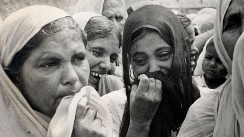 Sikh Victims at a Rescue Camp in Nand Nagri in East Delhi, after Prime Minister Indira Gandhi was killed by her Sikh bodyguards, November 2, 1984. (Photo by Sondeep Shankar/Getty Images)