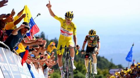pogacar wins in tour de france mountain stage
