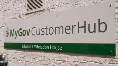 Sign outside Edward T Wheadon House