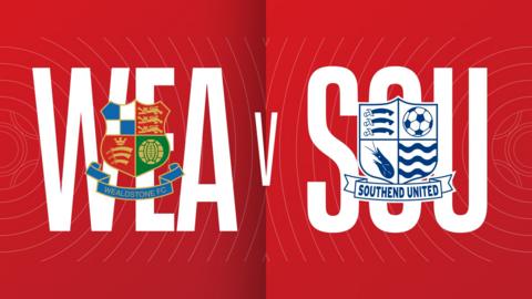 Wealdstone versus Southend United graphic