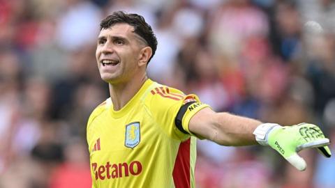 Emiliano Martinez of Aston Villa