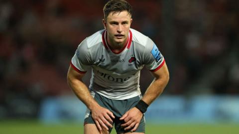 Saracens' Fergus Blake in action