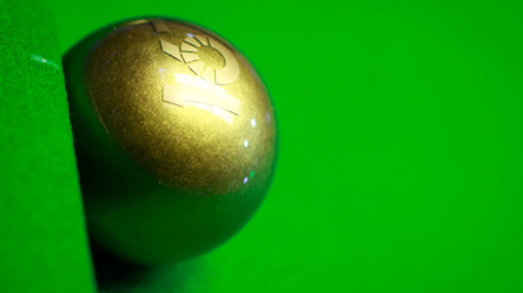Close up of golden ball
