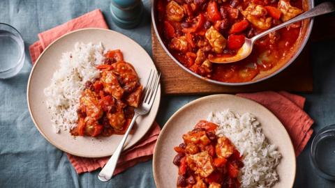 Quick chicken chilli