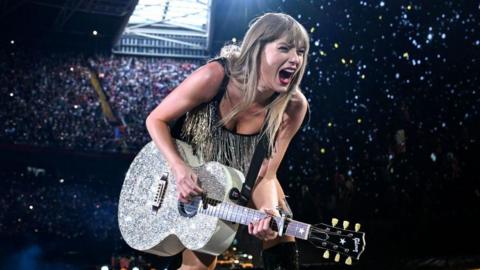 Taylor Swift at Cardiff's Principality Stadium