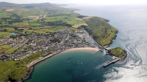 Aerial view of Peel Bay