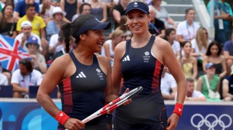 Heather Watson and Katie Boulter