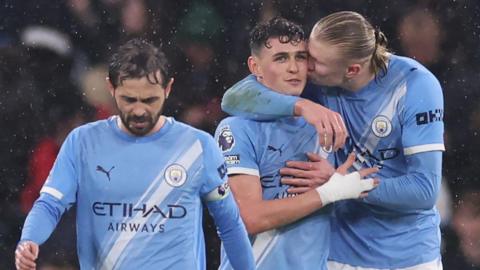 Man City celebrate