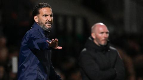 Notts County head coach Martin Paterson