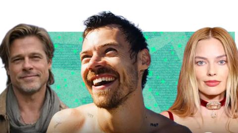 Head an shoulder images of three celebrities