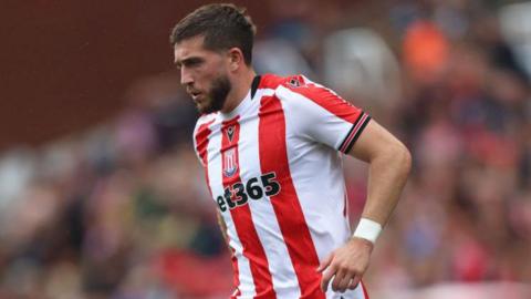 Lynden Gooch pictured in action for Stoke last season