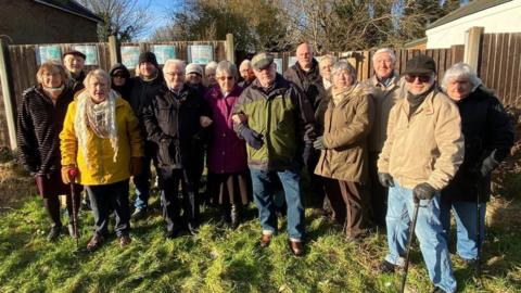 Residents who live on Titford Road in Oldbury 