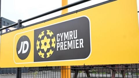 Cymru Premier pitchside hoarding