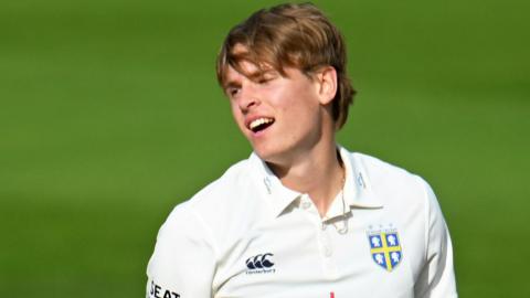 Daniel Hogg in action for Durham