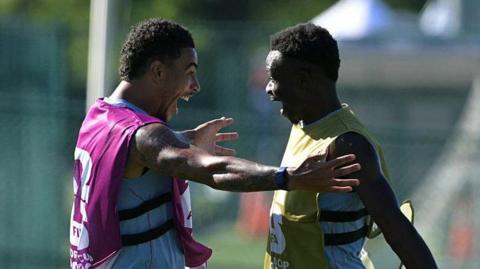 Bukayo Saka and Morgan Rogers